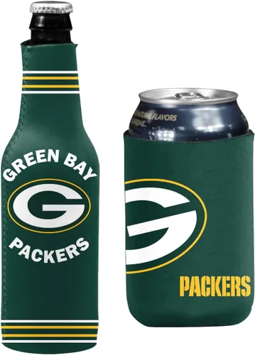 Vista 124 de Soporte aislante para latas y botellas de fútbol americano enfriador de bebidas Huggie (Nueva Orleans (Saints) - Negro) Nueva Orleans (Santos)