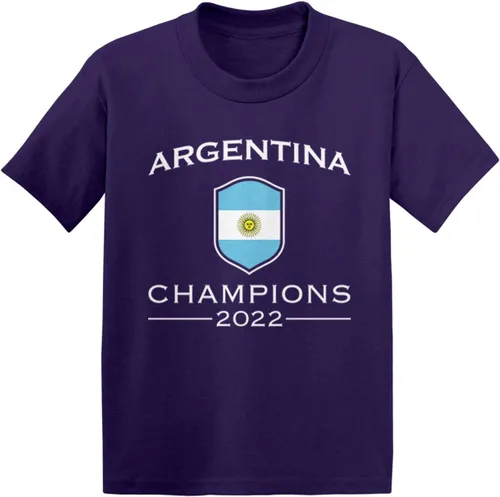 Vista 16 de Argentina Champions 2022 - Camiseta de algodón para bebés/niños pequeños
