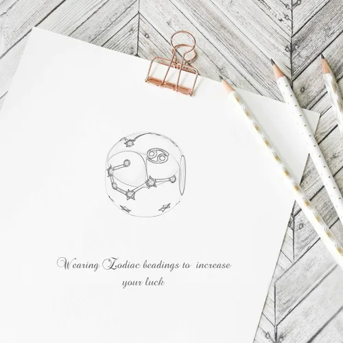 Vista 6 de FOREVER QUEEN Letrero de estrella del zodiaco de plata de ley 925, dije de cuentas para pulseras, collar de 12 constelaciones compatible con pulsera