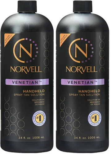 Vista 13 de Norvell Premium Solución de bronceado en aerosol veneciano 8 fl oz – Fórmula profesional de bronceado sin sol para un brillo bronce natural, sin
