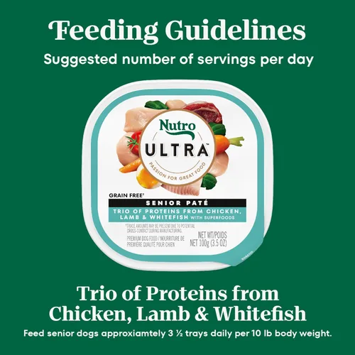 Vista 8 de Alimento procesado para perro Ultra de Nutro, Mayor