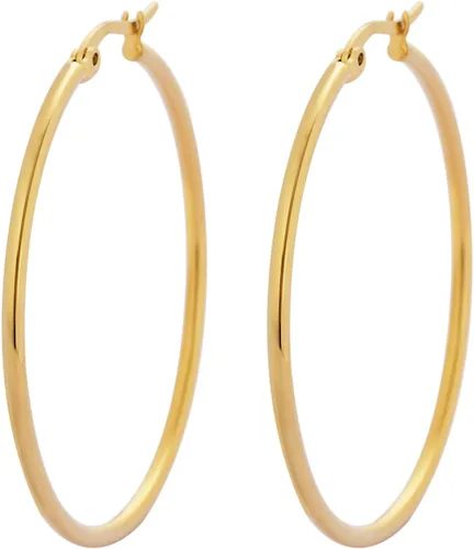 Vista 21 de Edforce - Aretes de acero inoxidable tipo argolla (20-60 mm de diámetro)