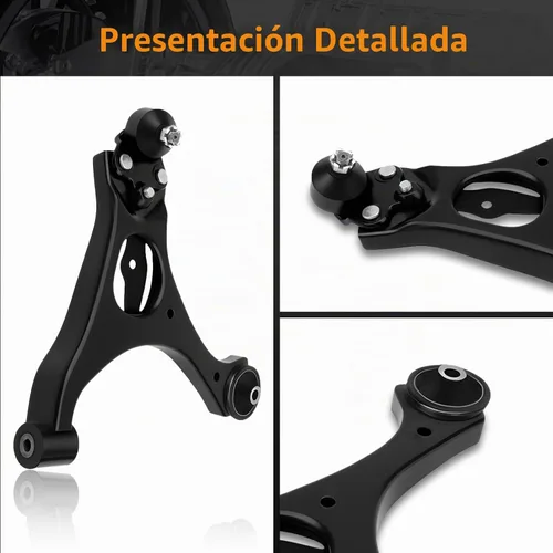 Vista 6 de Kit de 12 piezas de brazos de control inferiores delanteros para Honda Civic Non-Si 2006 2007 2008 2009 2010 2011 con rótulas + enlaces de extremo