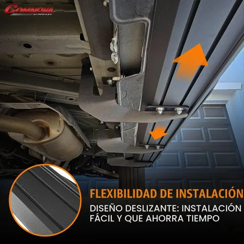 Vista 9 de COMNOVA AUTOPART Estribos de aluminio compatibles con Honda Ridgeline 2006-2014. Estribos laterales Ridgeline de 6.5 pulgadas, barras Nerf escalones