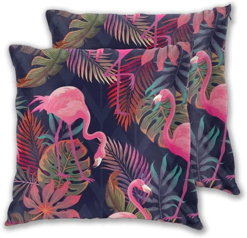 Vista 16 de Juego de 2 fundas de almohada de primavera y verano, diseño de libélula y flor, fundas para sofá, oficina, dormitorio, decoración del hogar, 16 x 16