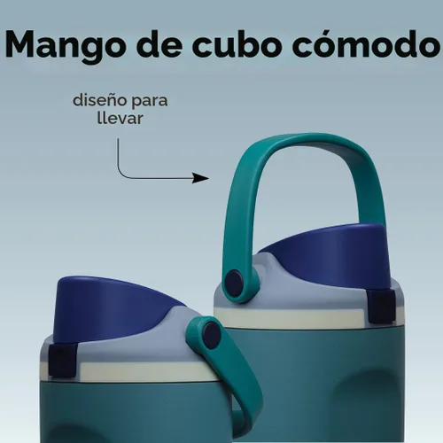 Vista 5 de Owala FreeSip - Botella de agua aislada de acero inoxidable con boquilla bidireccional