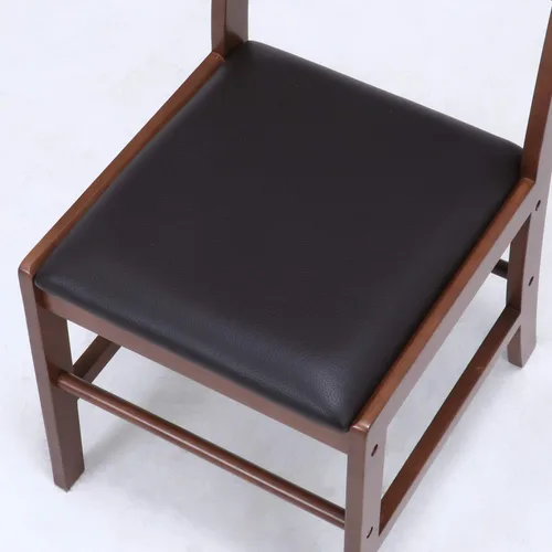 Vista 13 de 不二貿易(Fujiboeki) Fuji Boeki 98817 Dining Chair, Chair, Width 16.1 x Depth 20.1 x Height 31.1 inches (41 x 51 x 79 cm), Brown, Natural Wood, Synthetic
