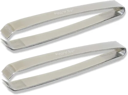 Vista 8 de RCI GLOBAL - Pinzas de hueso de pescado fabricadas en Japón, antideslizantes, agarre de precisión, deshuesado, salmón, lubina, bagre, acero