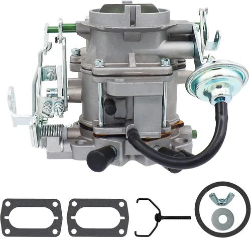 Vista 5 de NENKUTEN Carburador de 2 Barriles para Modelos de Dodge Truck Plymouth 273-318 4.5L 5.2L Motores V8 1966-1973 BBD Obturador Manual de 2BBL con Juntas