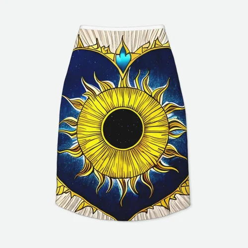 Vista 6 de Chaqueta clásica de ansiedad para perros, ropa cómoda para mascotas para gatos y perros, abrigo solar de corazón de dibujos animados para perros