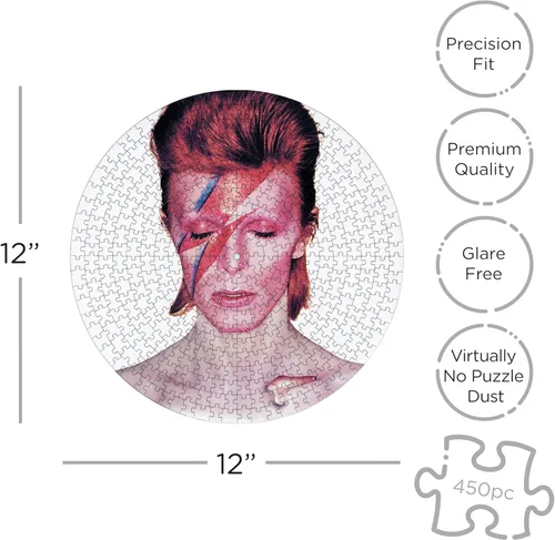 Vista 2 de NMR Distribution David Bowie Aladdin Sane - Rompecabezas de 450 piezas