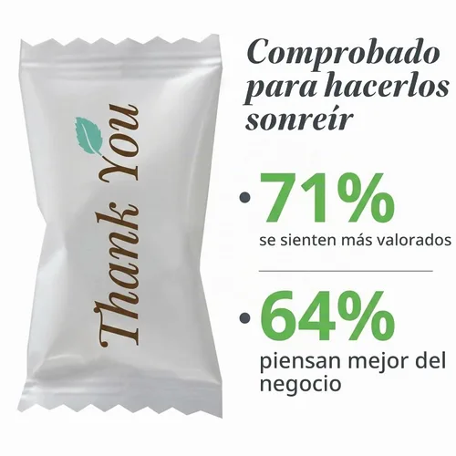 Vista 6 de Hospitality Mints Thank You Buttermints Caramelos, Bolsa de 26 Oz