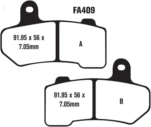 Vista 2 de Kit completo de cambio de pastillas de frenos EBPCK1027 sinterizadas EBC Brakes Doble-H