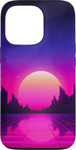Vista 10 de Retrowave Vaporwave Synthwave 80s Style Case for iPhone 17