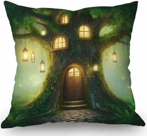 Vista 4 de Swono Funda de almohada cuadrada de lino y algodón para perros salchicha, funda de cojín estándar para hombres y mujeres, decoración del hogar Sw-003