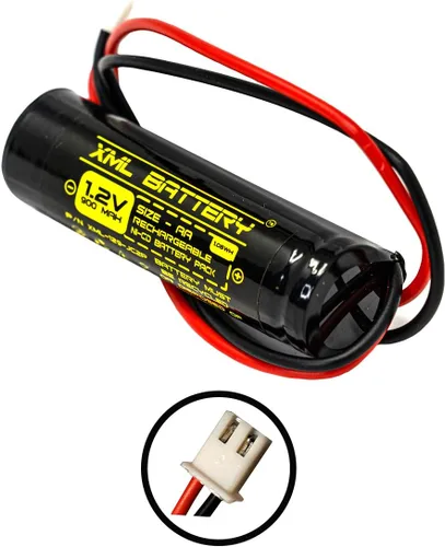 Vista 3 de 1.2v 900mAh Unitech AA900mAh AA BST DAA900BT D-AA900BT Ni-CD Batería Recargable Reemplazo para Señal de Salida Luz de Emergencia