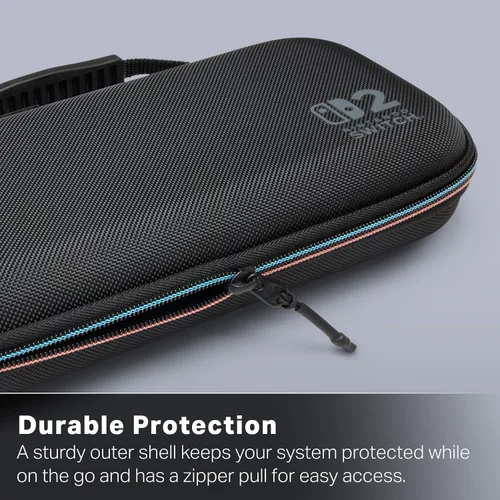 Vista 2 de PowerA Funda protectora para Nintendo Switch 2, color negro, con licencia oficial, almacenamiento protector, capacidad para hasta 9 tarjetas