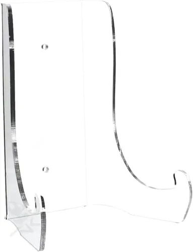 Vista 8 de OnFireGuy Soporte de exhibición de platos resistente, caballete acrílico transparente de 4.5 pulgadas para placas de 5 a 8 pulgadas de diámetro