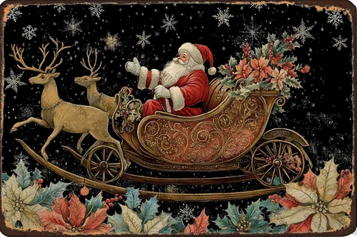 Vista 17 de CCPARTON Carteles de Feliz Navidad Graciosos Cartel de Hoja de Estaño para Decoración del Hogar Interior Jardín Patio Exterior Porche 8x12 Pulgadas