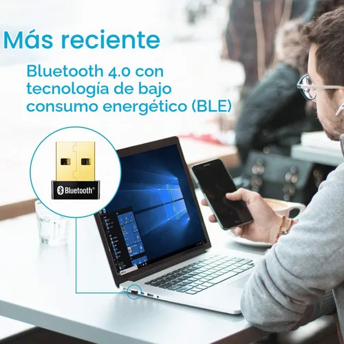 Vista 7 de TP-Link Adaptador USB Bluetooth para PC, receptor Dongle Bluetooth 4.0, Plug & Play, tamaño nano, tecnología EDR y A2DP, compatible con Windows