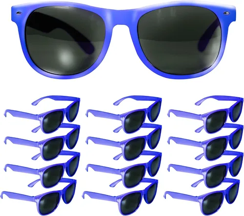 Vista 6 de Windy City Novelties Paquete de 12 gafas de sol retro