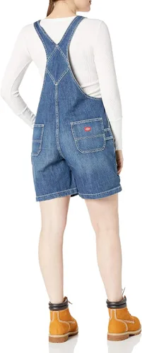 Vista 3 de Dickies Pantalón corto con peto para mujer