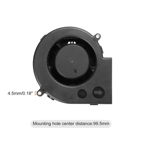 Vista 3 de MECCANIXITY Ventilador de enfriamiento sin escobillas DC Ventilador Enfriador 9733 3.819x3.819x1.299 in Turbina Turbo Dual Ball Bearing Ventilador