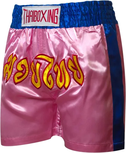 Vista 3 de SIAMKICK Pantalones cortos Muay Thai para niños (4 años - 12 años) boxeo Kickboxing MMA entrenamiento para niños y niñas