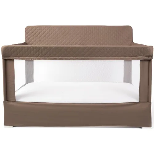 Vista 13 de Cuna de tamaño completo Baby Delight Lunaire Cuna transpirable de malla para bebé Cama de bebé con ensamblaje sin herramientas Tweed