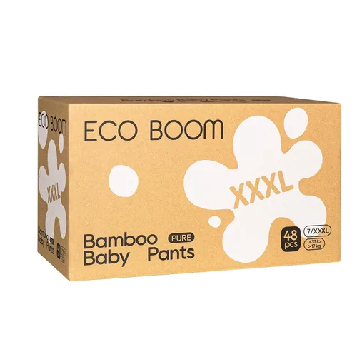 Vista 6 de ECO BOOM Pantalones de entrenamiento para niños pequeños, hipoalergénicos para pieles sensibles, talla 3 (M) adecuado para 13 a 24 libras, 26