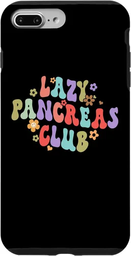 Vista 12 de iPhone 16 Lazy Pancreas Club Diabetes Awareness Month T1D Diabetic Case