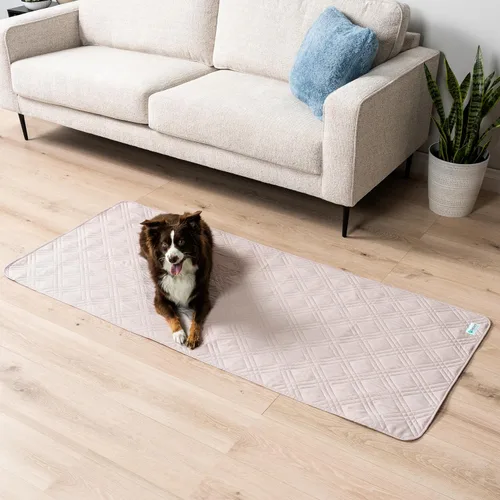 Vista 2 de PetAmi Funda de sofá impermeable para perros, manta impermeable para mascotas, funda reversible para muebles protector de sofá para cama de gato