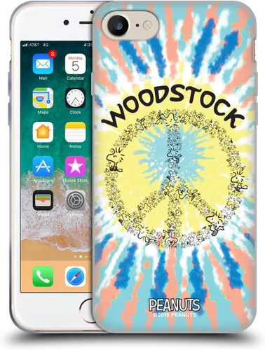 Vista 181 de Head Case Designs Funda de gel suave con licencia oficial de Peanuts Freak Flag Fly Woodstock 50th compatible con Apple iPhone 7 Plus/iPhone 8 Plus