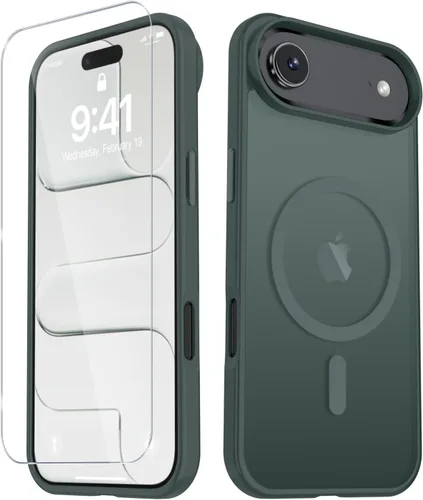 Vista 1078 de Funda para Google Pixel 10 Pro XL, cubierta magnética mate, color negro Fit for MagSafe, Screen Protector included, Shockproof Military Grade