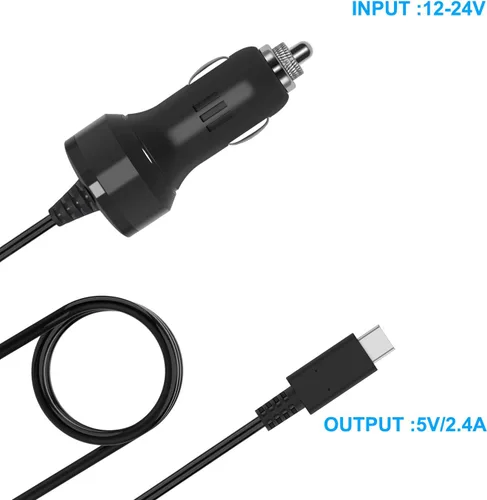 Vista 5 de Cargador de coche compatible con Switch 2OLED1, repuesto de adaptador de carga de coche de alta velocidad FYOUNG para Switch 2