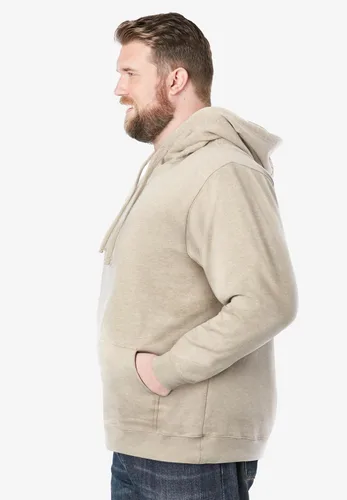 Vista 3 de KingSize Sudadera con capucha de forro polar grande y alta para hombre