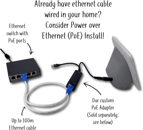 Vista 6 de Mount Genie Soporte de pared simple integrado para Google Nest Hub Gen 1 [no es compatible con 2021 Gen 2]: el centro de comando perfecto