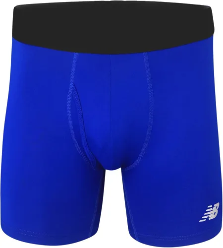 Vista 2 de New Balance - Bóxer para hombre, 6 pulgadas, parte delantera con bolsa, 3