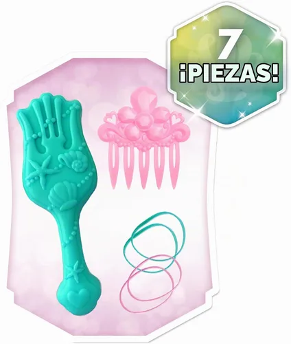 Vista 5 de Cabeza de peinado pequeña de princesa Disney - Ariel (embalaje de 8L)