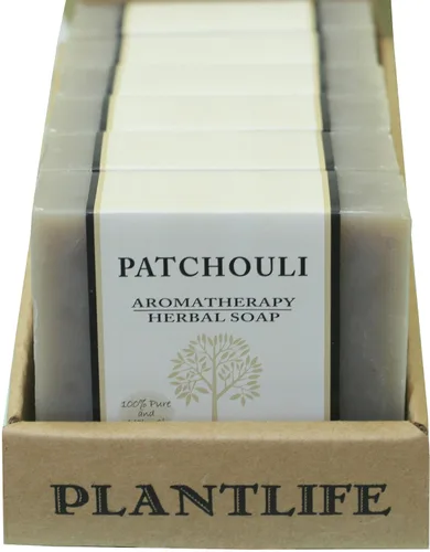 Vista 7 de Plantlife Jabón en barra de pachulí, jabón hidratante y calmante para tu piel, hecho a mano con ingredientes a base de plantas, hecho en California