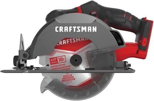 Vista 7 de CRAFTSMAN Sierra Circular Inalámbrica V20, 6-1/2 pulgadas, Solo Herramienta (CMCS500B)