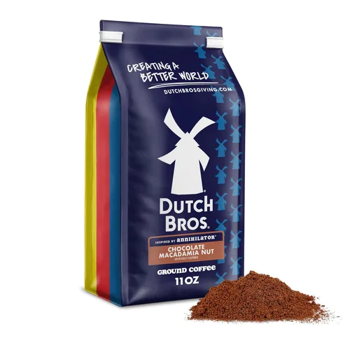 Vista 23 de Dutch Bros OG tostado medio, café molido Café molido 100% arábica, chocolate con leche y notas cítricas, combina con cremas Dutch Bros, 1 bolsa