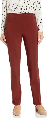 Vista 13 de Briggs New York - Pantalón profesional Millennium superelástico con bolsillo para mujer (Longitud promedio, corta y alta)