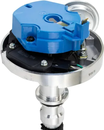 Vista 4 de Distribuidor HEI de reemplazo para motores FORD 240 y 300, tapa azul