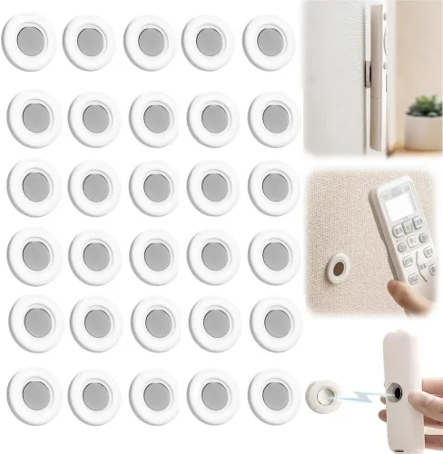 Vista 9 de BusyLive 2025 Nuevo Soporte Magnético para Mando a Distancia, Organizador de Mando a Distancia de Silicona, Soporte de Cargador de Mando a Distancia