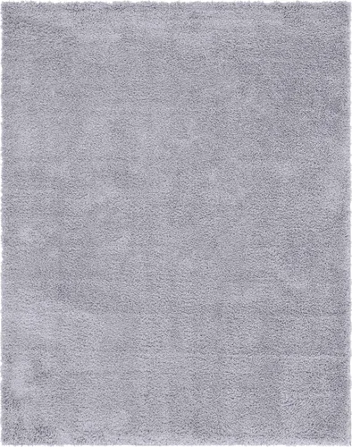 Vista 469 de Unique Loom Colección Davos Shag - Alfombra Lino