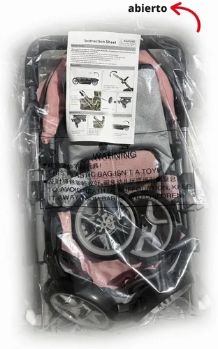 Vista 9 de Anano Cochecito de muñeca de bebé, organizador de viaje para bebé, juguete de juguete para niñas, accesorios de muñecas de bebé, regalos