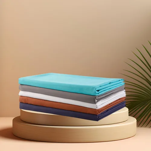 Vista 4 de Funda de manta con peso, 48 x 72 pulgadas, color café, lavable, 8 lazos
