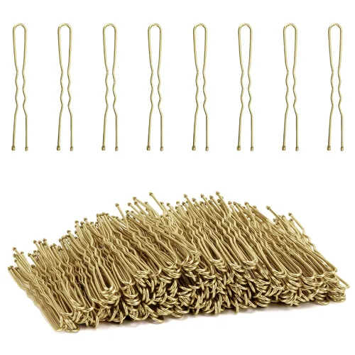 Vista 12 de 300 horquillas para el cabello, 2 pulgadas, color negro, para mujeres, mujeres, niñas, niños, agarre de pelo de onda invisible, pasador