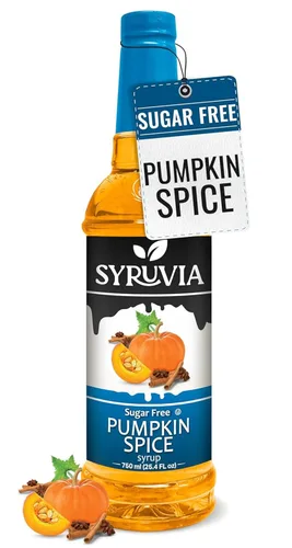 Vista 46 de Jarabe de café sin azúcar Syruvia, jarabe con sabor a caramelo para bebidas, lattes y postres – 25.4 fl oz